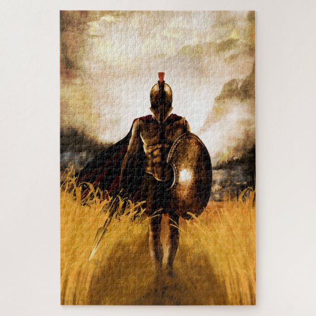 Puzzle Champ guerrier spartiate (Vertical)