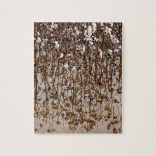 Puzzle Champ inondé de Gossypium de coton
