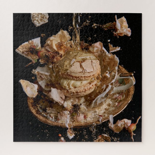 Puzzle Champagne & Macarons (Vertical)