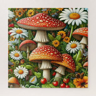 Puzzle Champignons d'Automne