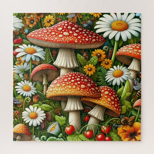 Puzzle Champignons d'Automne (Vertical)