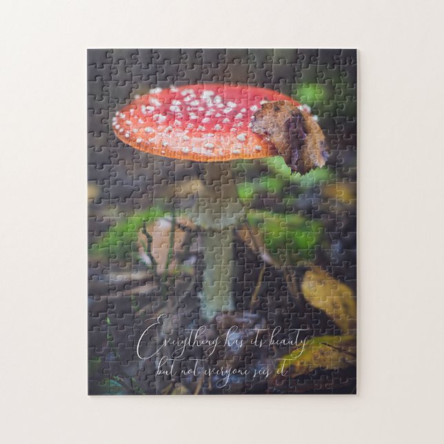 Puzzle Champignons de l'Agaric de la Mouche rouge dans la (Vertical)