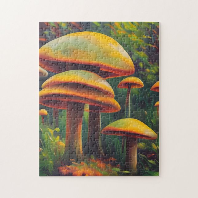 Puzzle Champignons jaunes (Vertical)