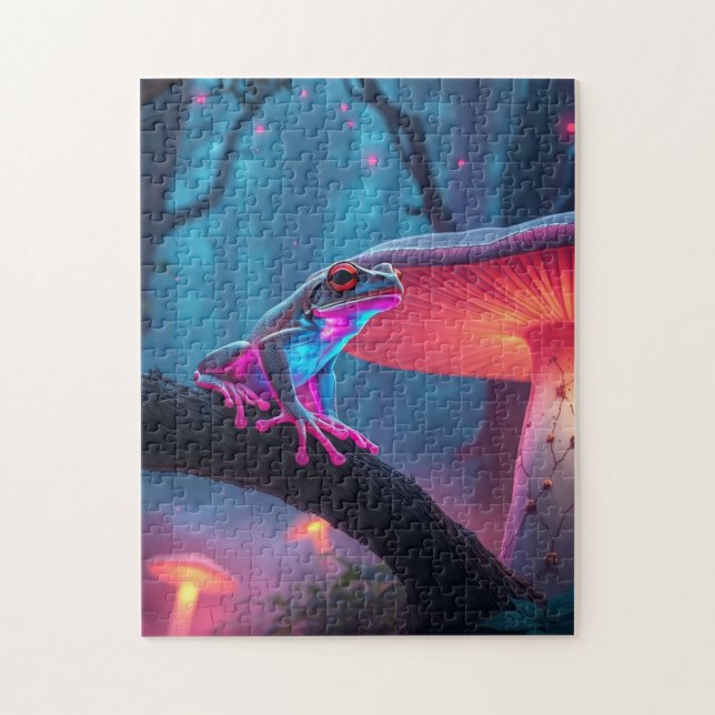 Puzzle Champignons magiques de grenouille (Vertical)