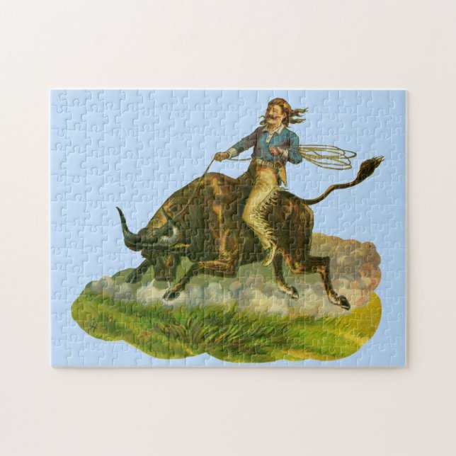 Puzzle Championnat victorien de cowboy (Horizontal)