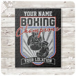 Puzzle Champions de boxe personnalisés Boxer Fitness Gym<br><div class="desc">Champions de boxe personnalisée Boxer Fitness Gym - Personnaliser avec votre nom et texte personnalisé!</div>