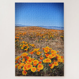 Puzzle Champs de pavot en Californie - Fleur - 20x30 - 10