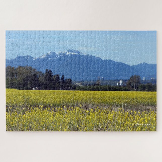 Puzzle Champs de printemps époustouflants de radis fourra (Horizontal)