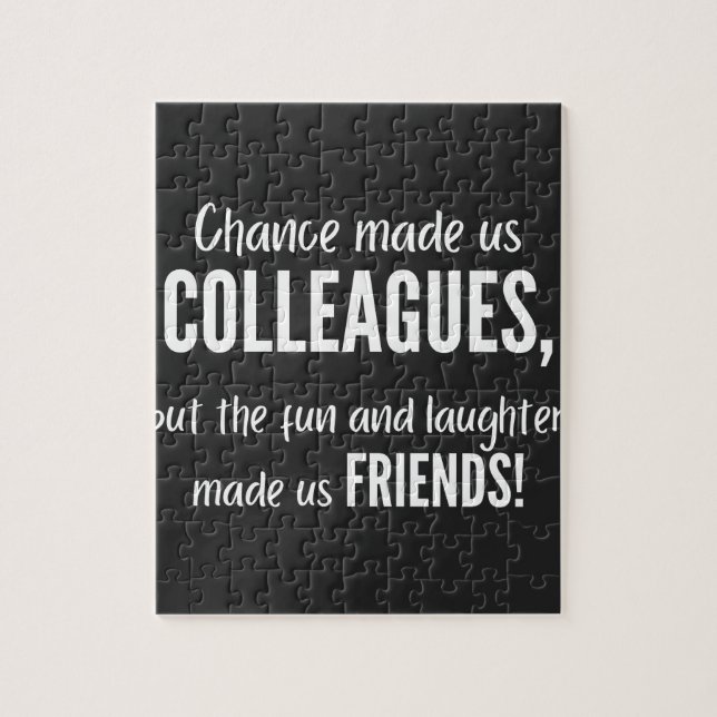 Puzzle Chance made colleagues (Vertical)