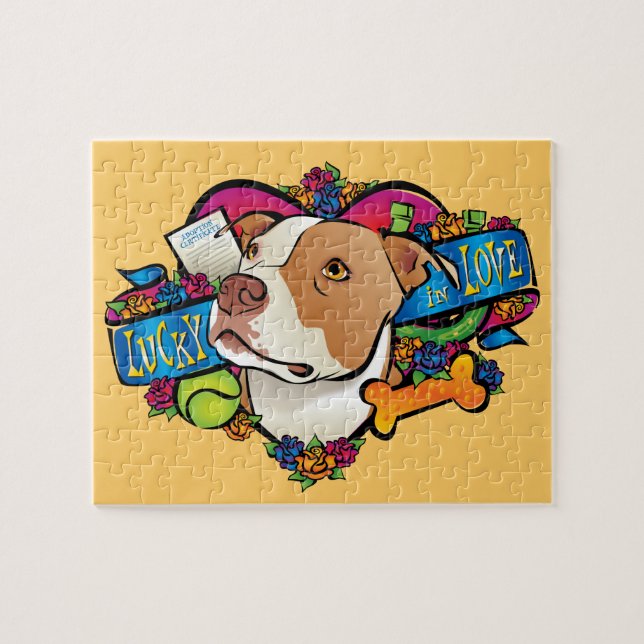 Puzzle Chanceux dans l'amour (Horizontal)