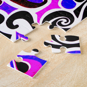 Puzzle Changer la couleur Wacky Retro Swirl