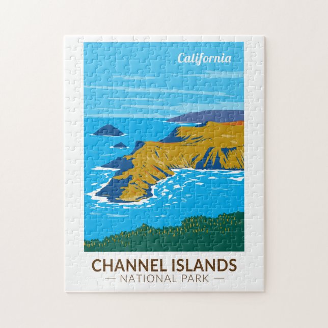 Puzzle Channel Islands National Park Californie Voyages (Vertical)
