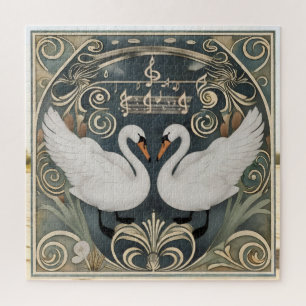 Puzzle Chanson de cygne de 676 pièces