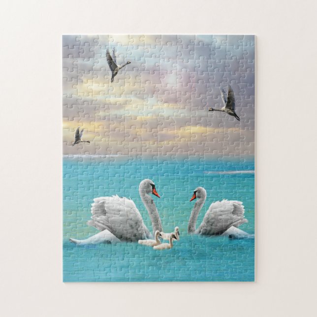 Puzzle Chanson Du Cygne Blanc, (Vertical)