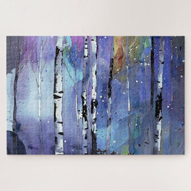 Puzzle Chant d'hiver dans les Bois de Birch (Horizontal)