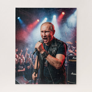 Puzzle Chanteur de Heavy Metal Putin Headbang