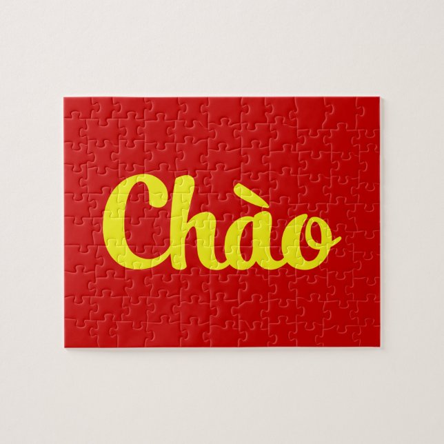 Puzzle Chào / Hello ~ Vietnam / Vietnamese / Tiếng Việt (Horizontal)