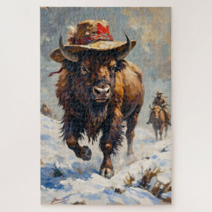 Puzzle Chapeau de Bison Stoïque Gardien des Plaines ennei
