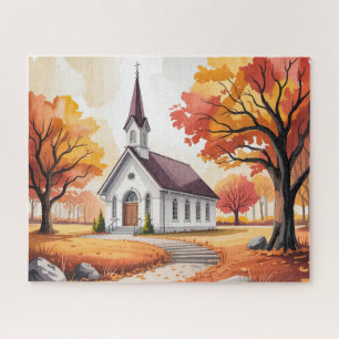 Puzzle Chapelle d'automne/Église