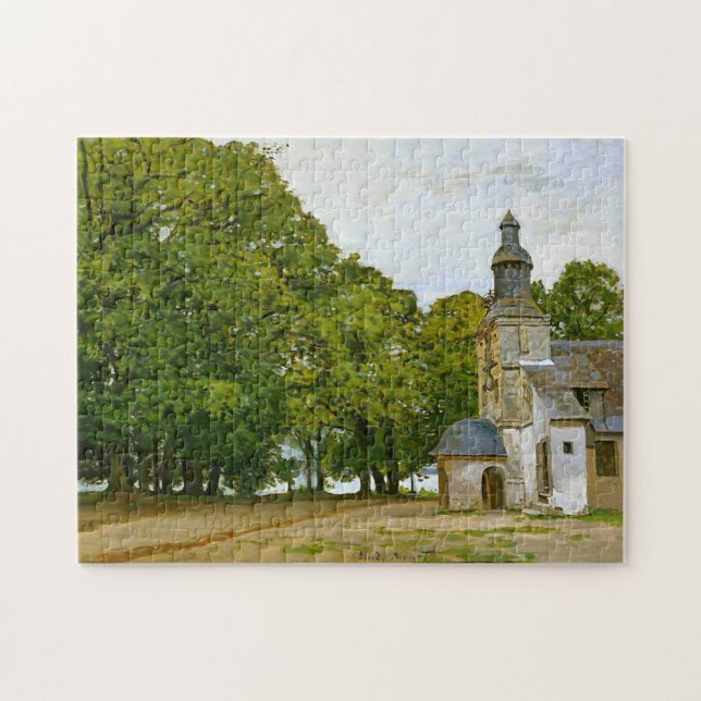 Puzzle Chapelle Notre-Dame-de-Grâce Honfleur Monet Art (Horizontal)