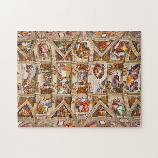 Puzzle Chapelle Sixtine Plafond par Michel-Ange (Horizontal)