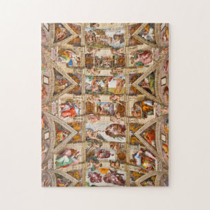 Puzzle Chapelle Sixtine Plafond par Michelangelo Buonarro