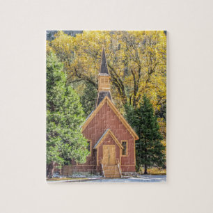 Puzzle Chapelle Yosemite en automne