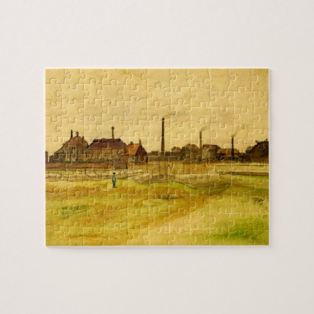 Puzzle Charbonnage dans le Borinage par Vincent van Gogh (Horizontal)