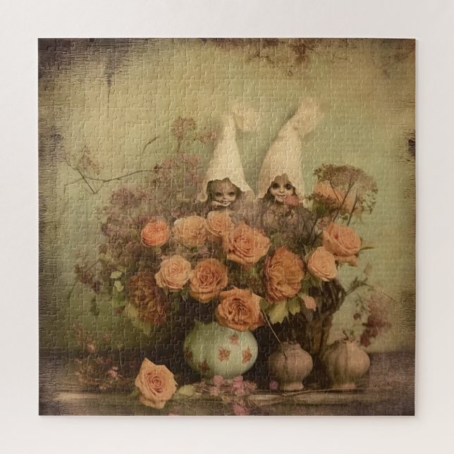 Puzzle Chariot Halloween vintage (2) (Vertical)
