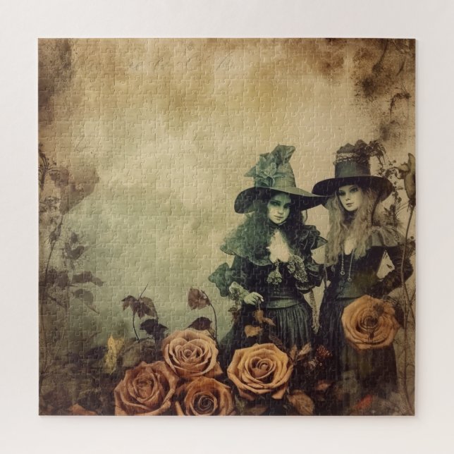Puzzle Chariot Halloween vintage (7) (Vertical)