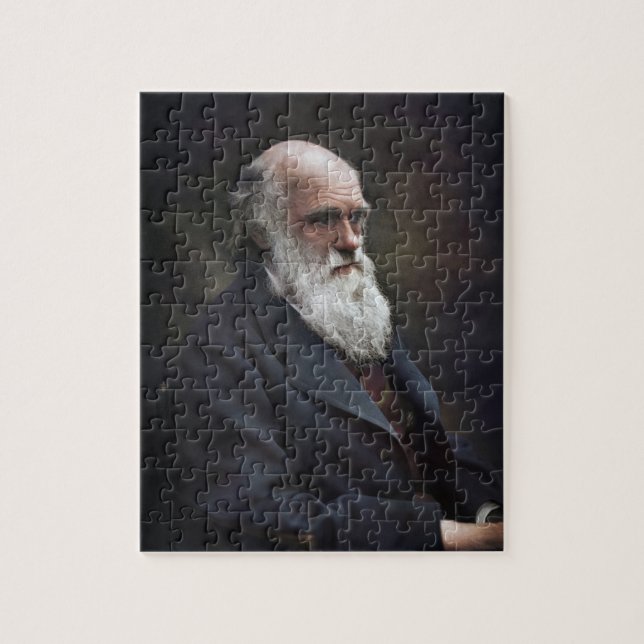 Puzzle Charles Darwin 1878 Colorisé (Vertical)