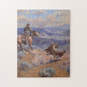 Puzzle Charles Marion Russell - Boucles Et Chevaux Rapide