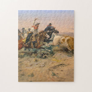 Puzzle Charles Marion Russell - Herd Quit
