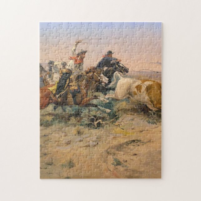 Puzzle Charles Marion Russell - Herd Quit (Vertical)