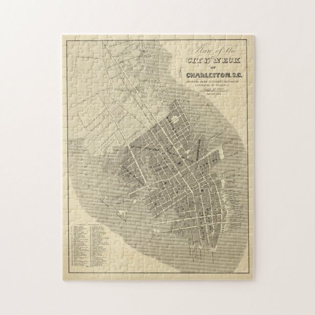 Puzzle Charleston, Caroline du Sud (Vertical)