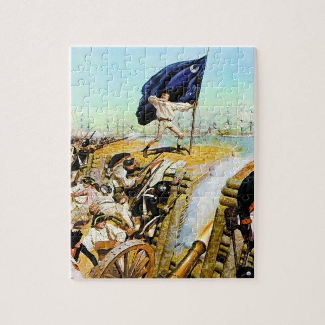 Puzzle Charleston, la Caroline du Sud en juin 1776 (Vertical)