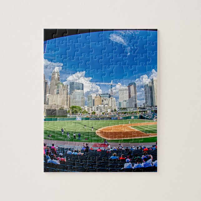Puzzle charlotte carolina nord skyline centre ville bal (Vertical)