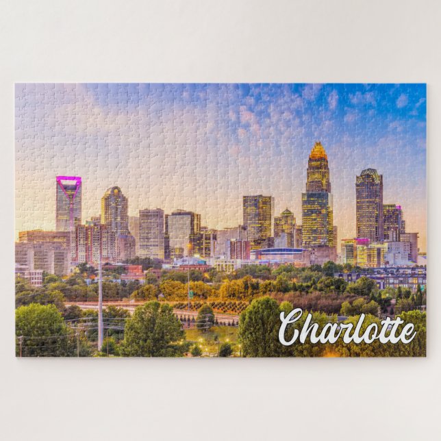 Puzzle Charlotte, Caroline du Nord, USA (Horizontal)