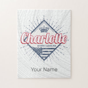 Puzzle Charlotte City Caroline du Nord États-Unis États-U