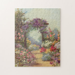 Puzzle Charmant Portail de Jardin Rustique Vintage Anglai