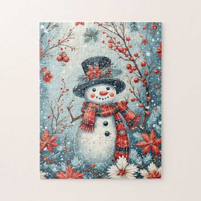 Puzzle Charmant Snowman (Vertical)