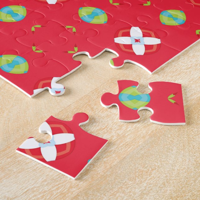 Puzzle Charme des Fêtes de Noël Motif 02 -  (Côté)