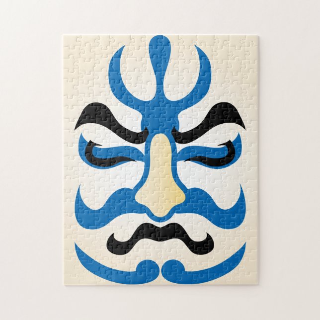 Puzzle Charme japonais ∣ Théâtre traditionnel Kabuki Maqu (Vertical)