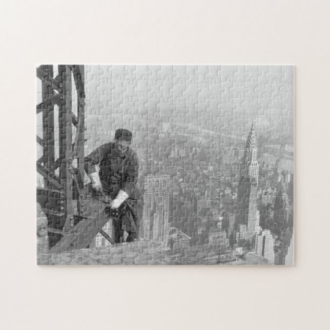Puzzle Charpentier en fer de l'Empire State 1930 (Horizontal)