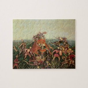 Puzzle Chasse à tigre, 1892 (huile sur la toile)