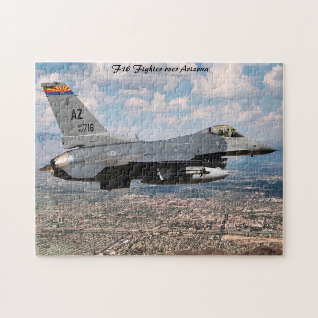 Puzzle Chasseur F16 Arizona. (Horizontal)