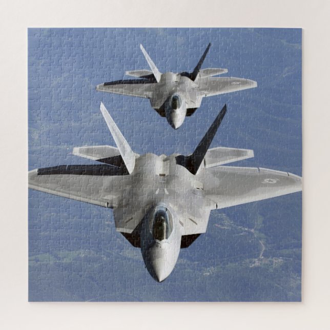 Puzzle Chasseur furtif de cinquième génération F-22 Rapto (Vertical)