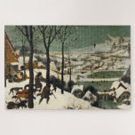 Puzzle Chasseurs dans la neige (par Pieter Bruegel l'Anci<br><div class="desc">Ce dessin présente une peinture à l'huile sur bois de l'artiste du XVIe siècle Pieter Bruegel l'Ancien (1525/1530-1569), qui fut l'un des artistes les plus importants de la peinture de la Renaissance néerlandaise et flamande. Il montre une scène de la saison hivernale où trois chasseurs peuvent être vus revenir d'une...</div>