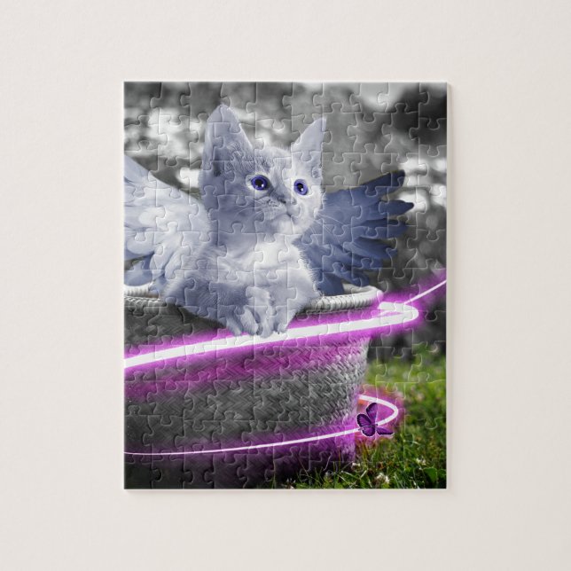 Puzzle chat ange (Vertical)
