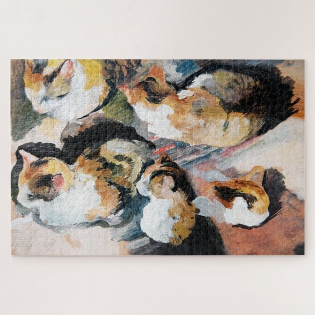 Puzzle Chat, August Macke (Horizontal)